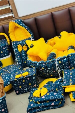 Bedding Set Sleeping Bag & Mosquito Net Gadda Combo Set of 3 Under The Sea Print